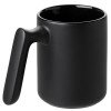 Кружка матовая с прямой ручкой "Axio", 360 мл, черный