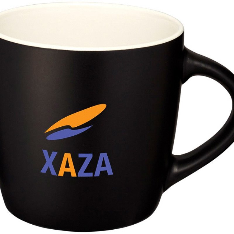 Керамическая чашка Riviera, черный/белый