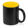 Кружка с покрытием для гравировки «Subcolor BLK», черный/желтый (Р)