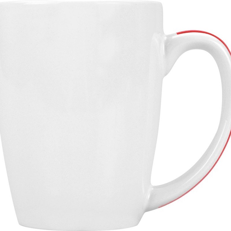 Кружка "Good Day" 320мл, белый/красный
