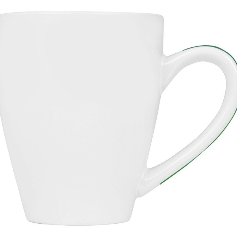 Кружка "Good Day" 320мл, белый/зеленый