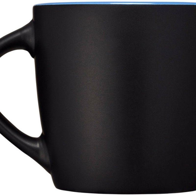 Керамическая чашка Riviera, черный/синий
