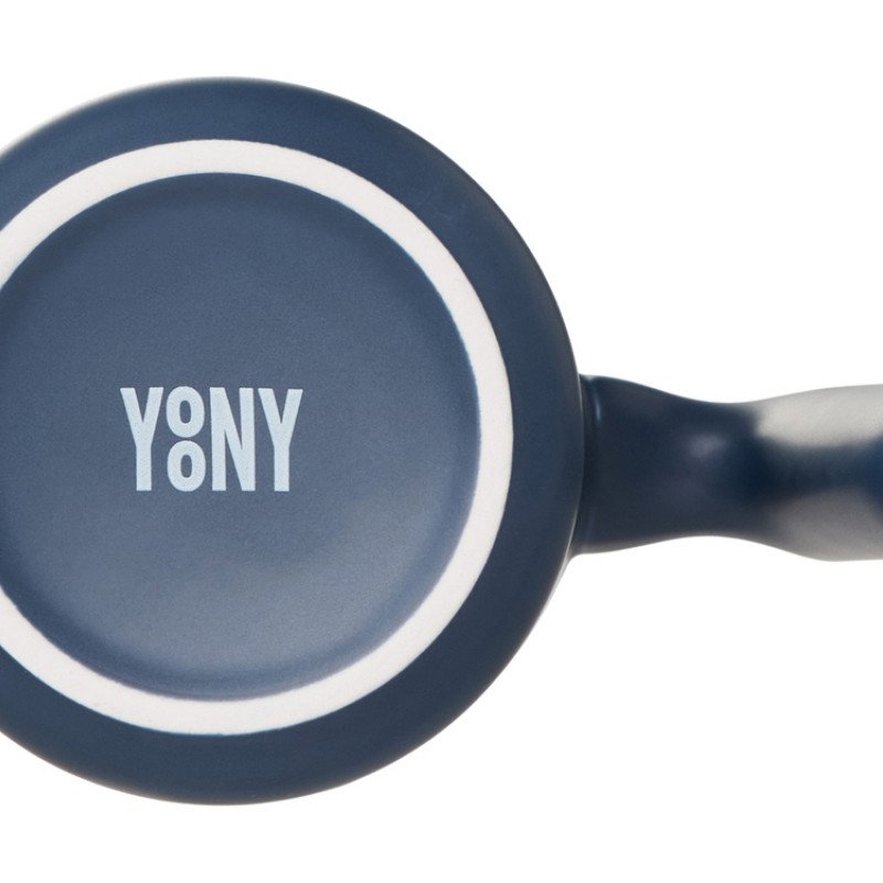 Кружка матовая с прямой ручкой "Axio", 360 мл, темно-синий