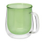 Цветная кружка Ubud с двойными стенками, зеленый