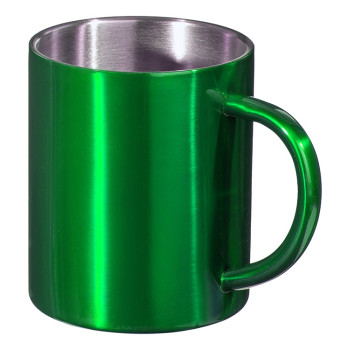 Стальная кружка с двойными стенками "Altai", зеленый (Р)