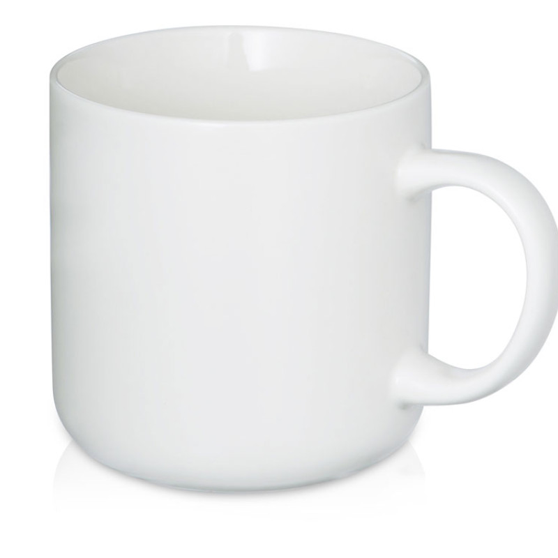 Кружка матовая Rita, 410мл, белый (Р)