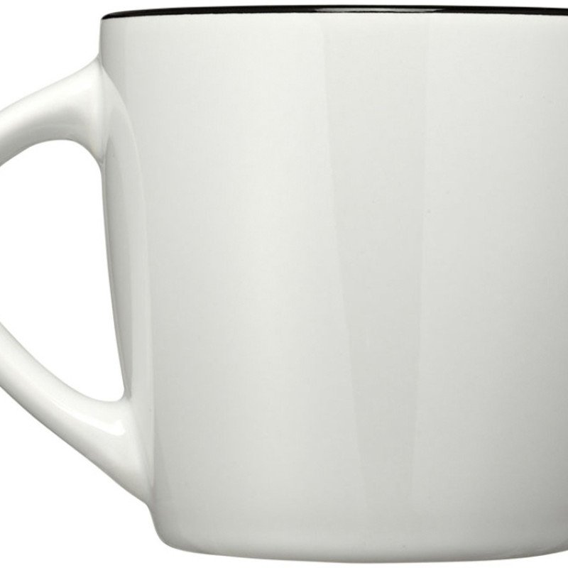 Керамическая чашка Aztec, белый/черный