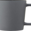 Cali Керамическая кружка объемом 370 мл с матовой отделкой - сплошной черный / Matted Grey