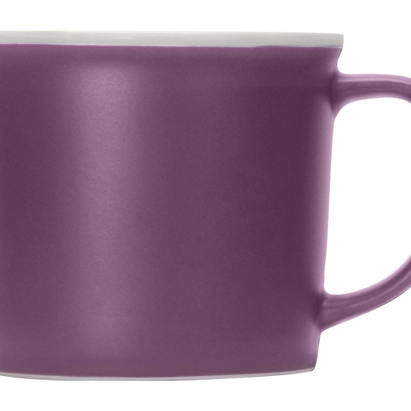 Матовая кружка Nancy 360 мл цветная снаружи, белая внутри, фиолетовый