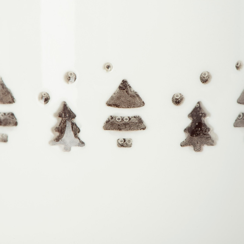 Кружка c прозрачной глазурью "Twinkling Trees"