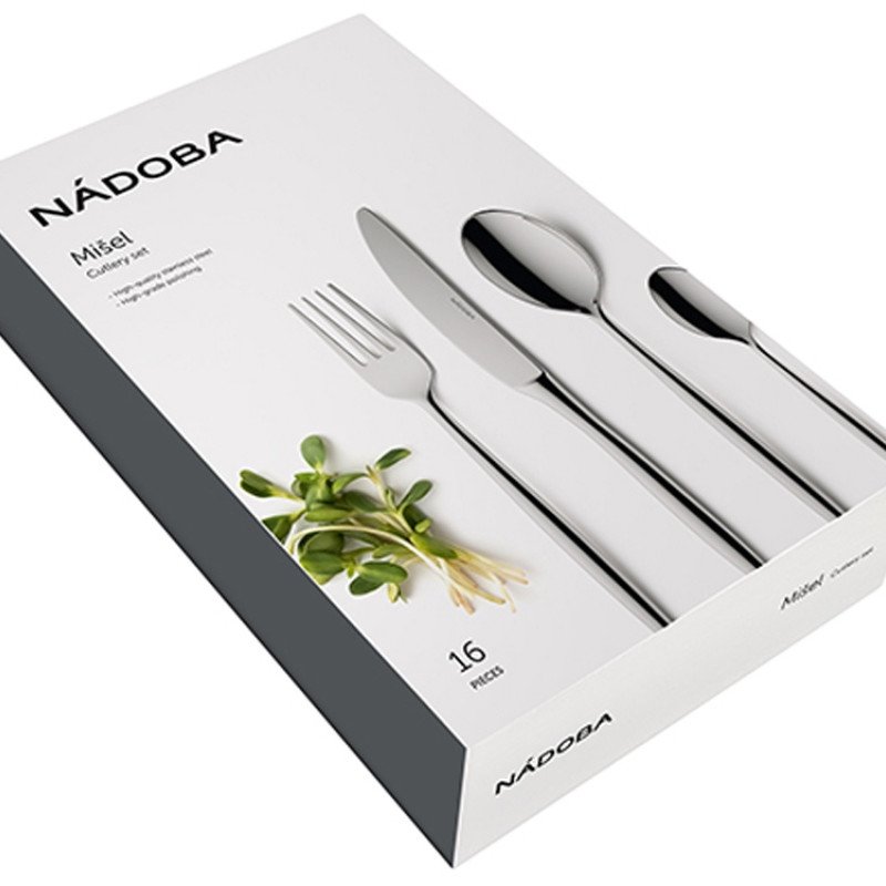 Набор столовых приборов, 16 предметов, NADOBA, серия MISEL