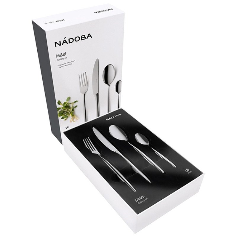 Набор столовых приборов, 16 предметов, NADOBA, серия MISEL