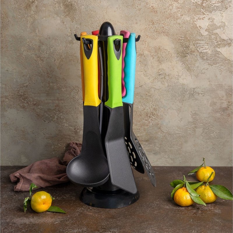 Набор кухонных инструментов, 7 пр., NADOBA, серия FLAVA