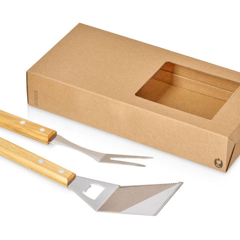 Подарочный набор для барбекю "BBQ party", серый