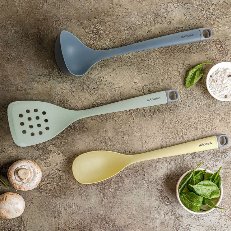 Набор кухонных силиконовых инструментов, 3 пр., NADOBA, серия Paulina