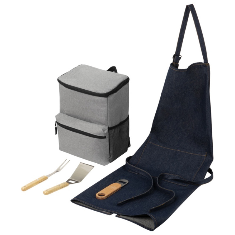 Подарочный набор для барбекю "BBQ party", серый