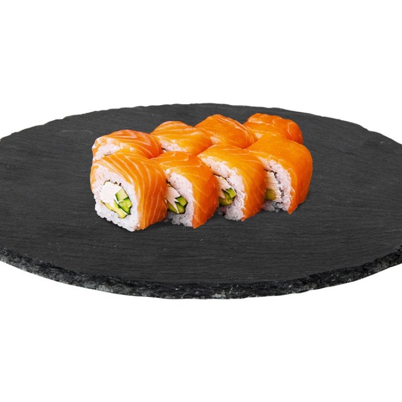 Круглая доска Moon для закусок, сланцевая 25 см