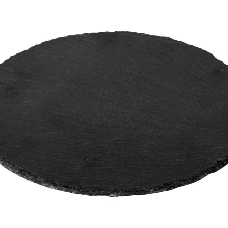 Круглая доска Moon для закусок, сланцевая 25 см