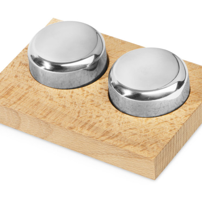 Шайбы для охлаждения виски на подставке "Cool and steel"