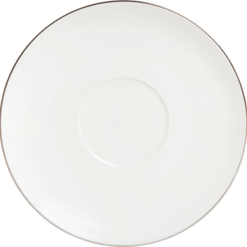 Чайная пара с серебрянной каймой, 200мл