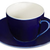 Чайная пара базовой формы Lotos, 250мл, темно-синий