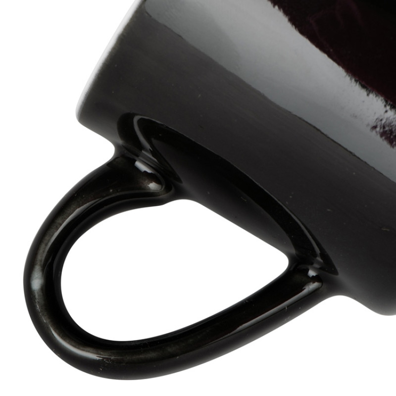 Чайная пара прямой формы Phyto, 250мл, черный