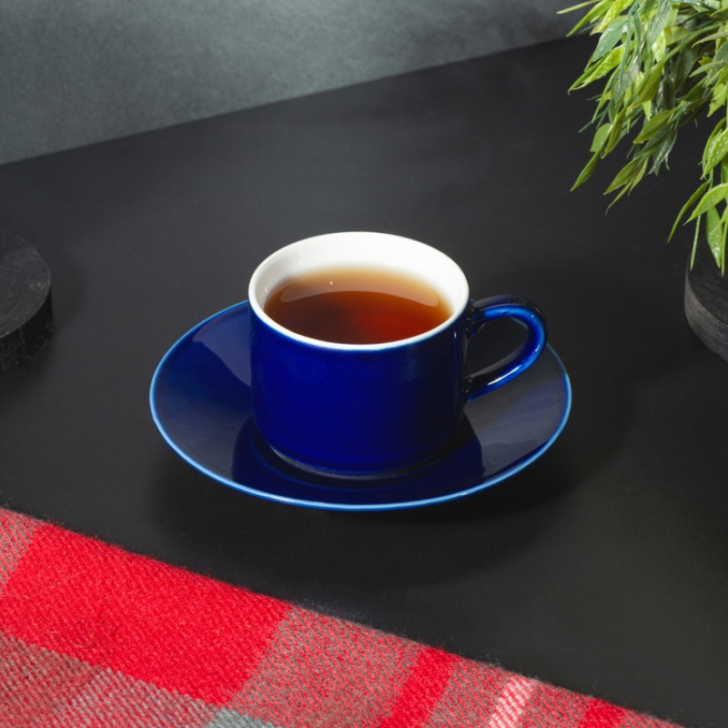 Чайная пара прямой формы Phyto, 250мл, темно-синий