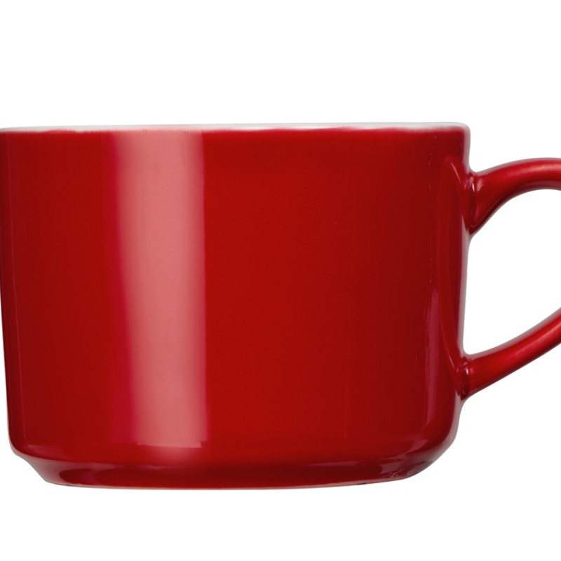 Чайная пара прямой формы Phyto, 250мл, красный (Р)