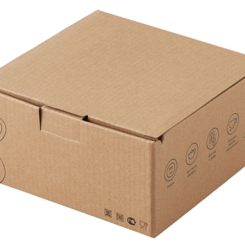 Чайная пара с золотой каймой, 200мл