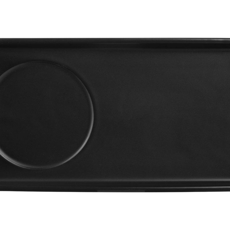 Чайная пара "Bristol": блюдце прямоугольное, чашка, коробка, черный