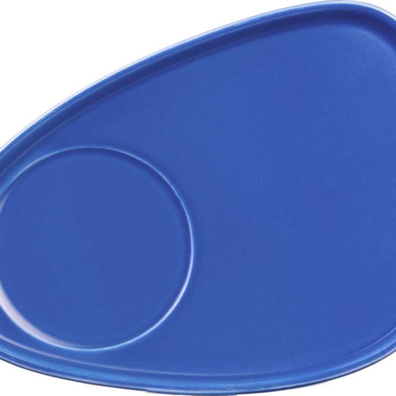 Чайная пара "Brighton" : блюдце овальное, чашка, коробка, синий