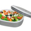 Ланч-бокс Hotty 750 мл для микроволновой печи, серый/белый