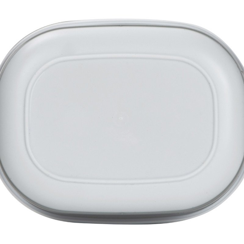 Ланч-бокс Hotty 750 мл для микроволновой печи, серый/белый