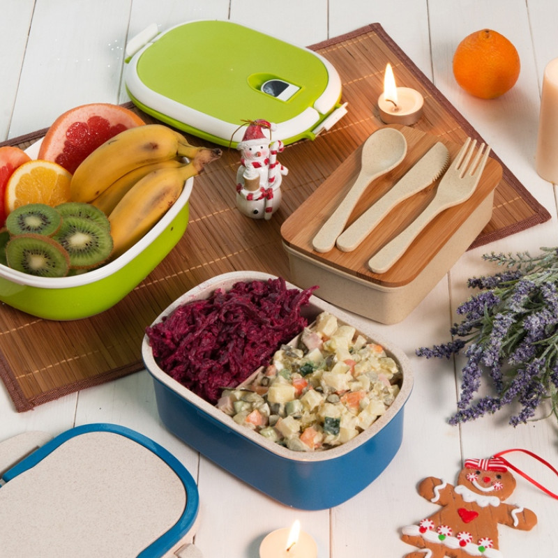 Ланч-бокс Spiga 750 мл для микроволновой печи, зеленый Ланч-бокс Spiga 750 мл для микроволновой печи, зеленый