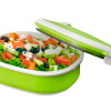 Ланч-бокс Spiga 750 мл для микроволновой печи, зеленый Ланч-бокс Spiga 750 мл для микроволновой печи, зеленый