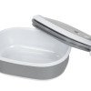 Ланч-бокс Hotty 750 мл для микроволновой печи, серый/белый