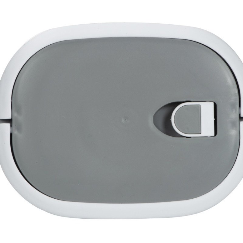 Ланч-бокс Hotty 750 мл для микроволновой печи, серый/белый