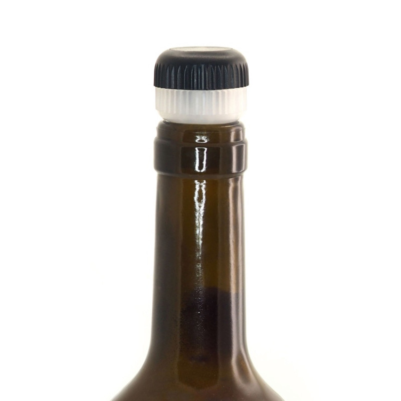 Пробка-каплеуловитель 2-в-1, черный/белый