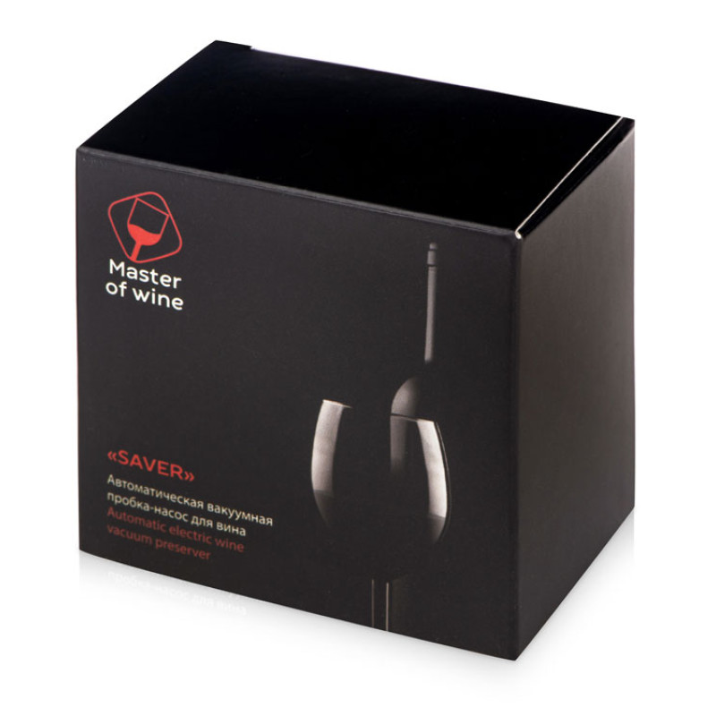 Автоматическая вакуумная пробка - насос для вина "Saver" (Р)