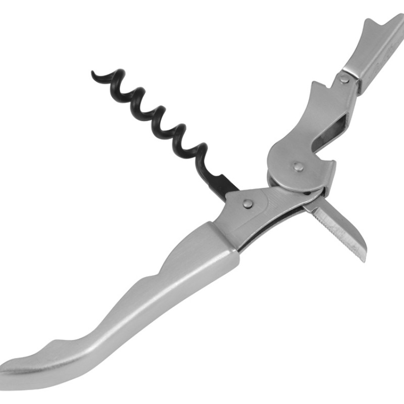 Нож сомелье из нержавеющей стали Pulltap's Inox, серебристый Нож сомелье из нержавеющей стали Pulltap's Inox, серебристый