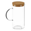Стеклянный кувшин с крышкой из пробки "Fiz"