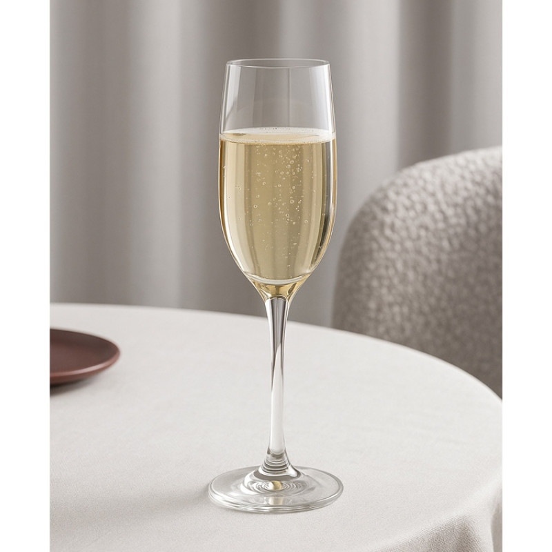 Бокал-флюте 180 мл. d=64 мм. h=208 мм. Ресто /12/720/