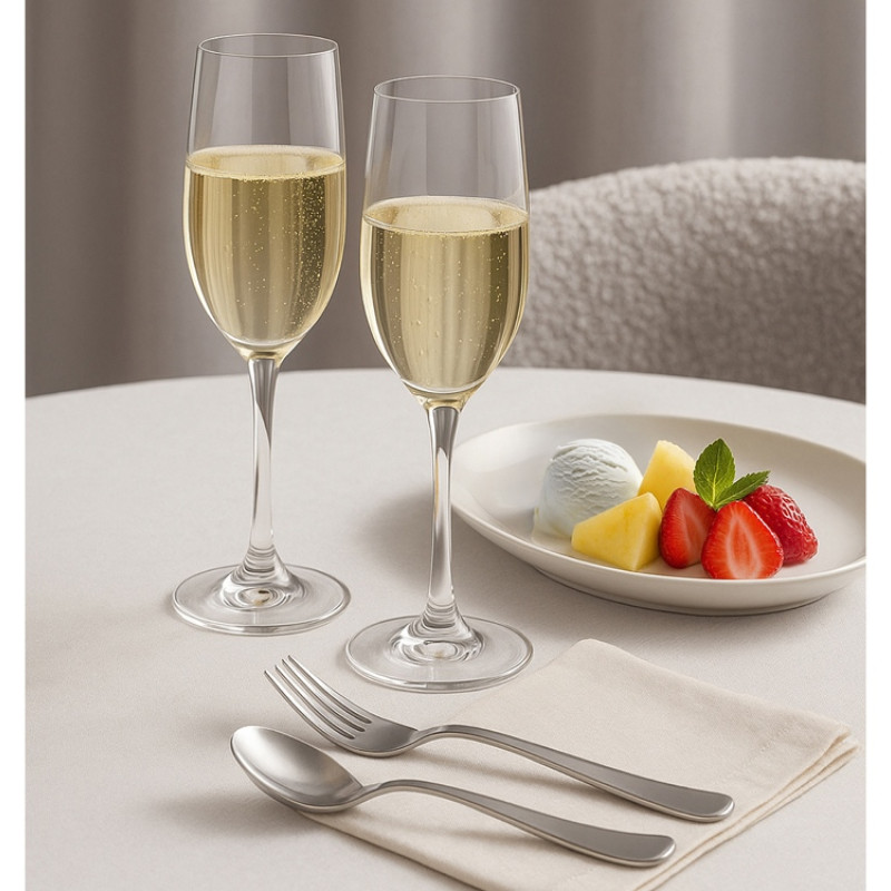 Бокал-флюте 180 мл. d=64 мм. h=208 мм. Ресто /12/720/