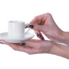 Кофейная пара прямой формы Espresso, 100мл, белый