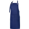 Хлопковый фартук Delight с карманом и регулируемыми завязками, синий нэйви