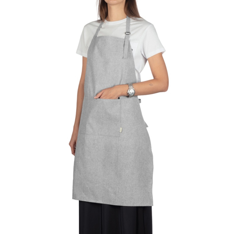 Фартук из переработанных материалов "Newborn", серый