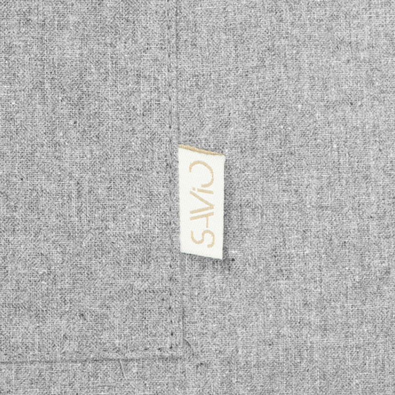 Фартук из переработанных материалов "Newborn", серый