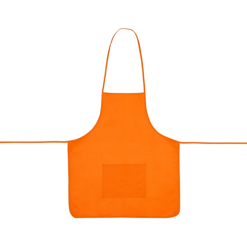 Фартук, оранжевый, плотность 80г/м2