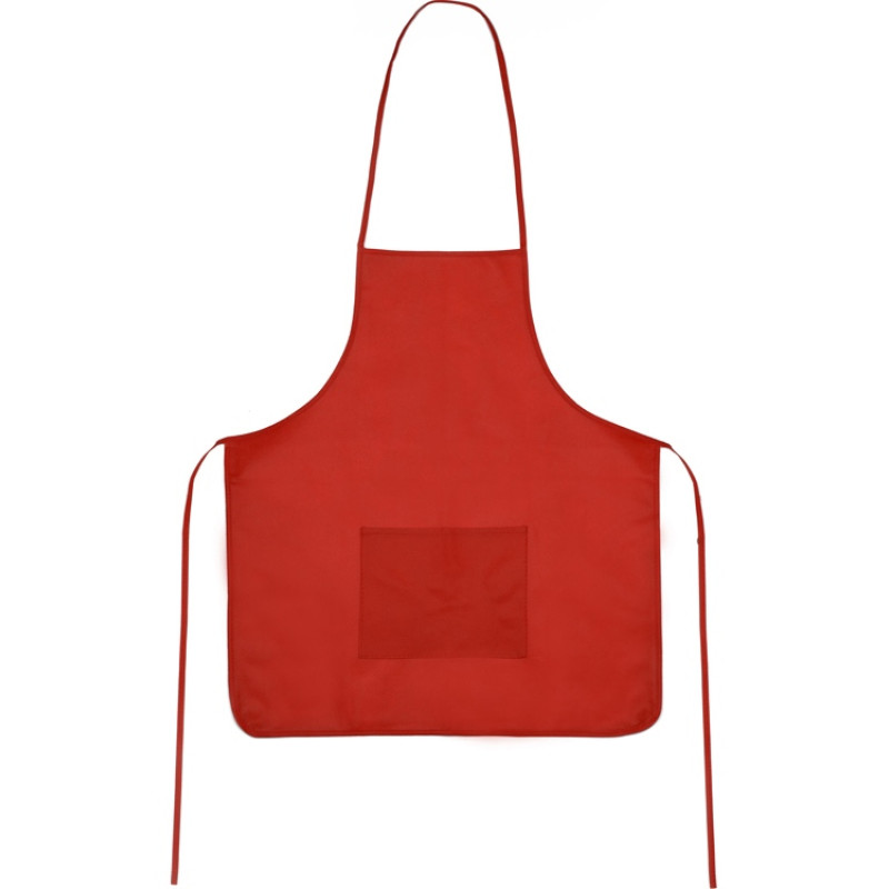 Фартук, красный, плотность 80г/м2