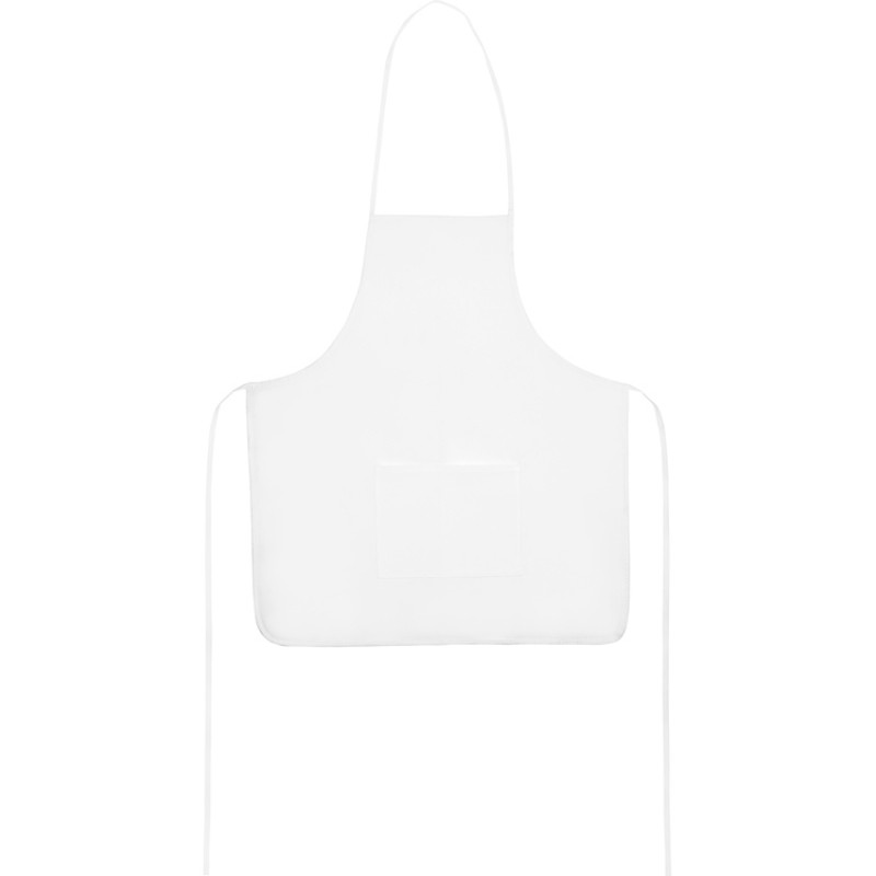 Фартук, белый, плотность 80г/м2